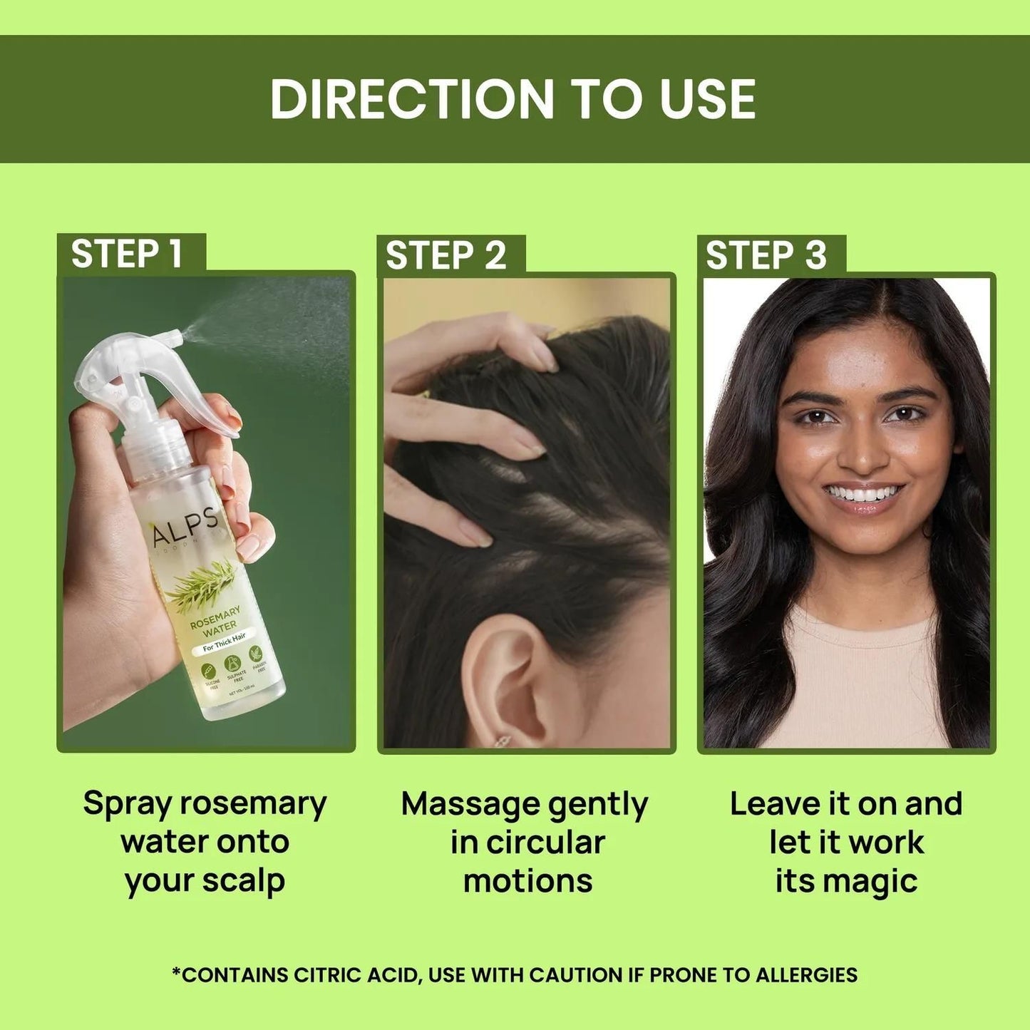 Rosemary Water, Hair Spray For Regrowth Buy 1 Get 2 Free