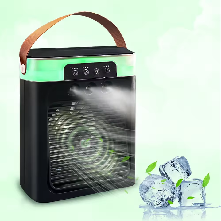 Portable Humidifier Air Cooler Mist Fan Mini Table Fan for Home