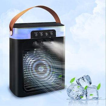 Portable Humidifier Air Cooler Mist Fan Mini Table Fan for Home