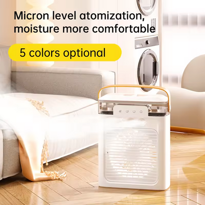 Portable Humidifier Air Cooler Mist Fan Mini Table Fan for Home